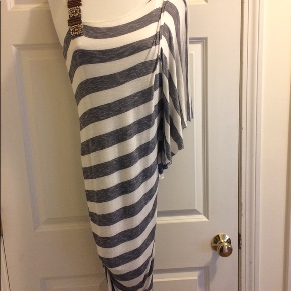 Bebe Striped Sheath Dress - Picture 2 of 6